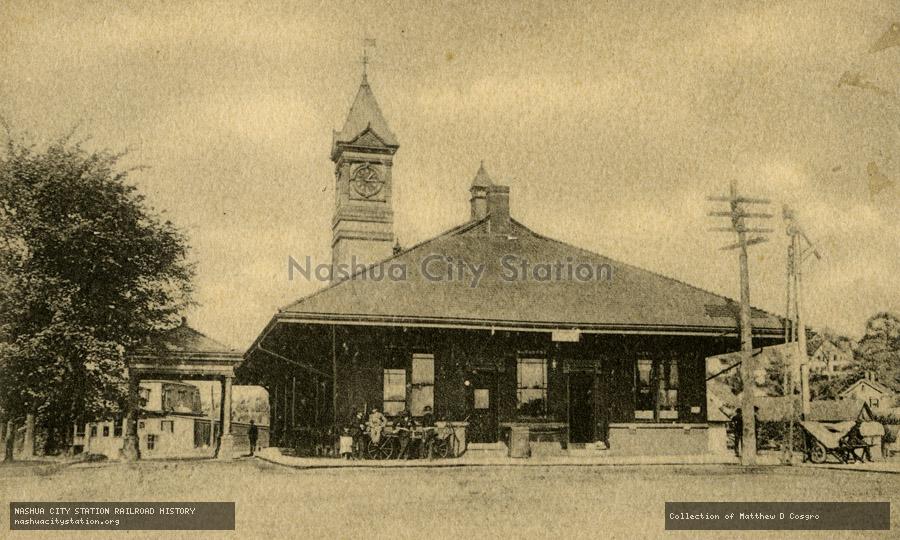 Postcard: Station, Athol, Massachusetts